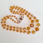 Schitterende vintage 2 rijen ketting, Tsjechië jaren 1950s, Verzenden, Overige materialen, Ketting
