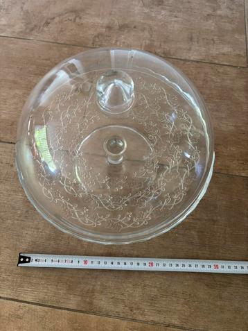Stolp 2 delen, glas, diameter = 29cm, h = 23 beschikbaar voor biedingen