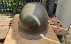 USA WO2 helm van de 4e infanterie divisie., Verzamelen, Ophalen of Verzenden, Landmacht, Amerika, Helm of Baret