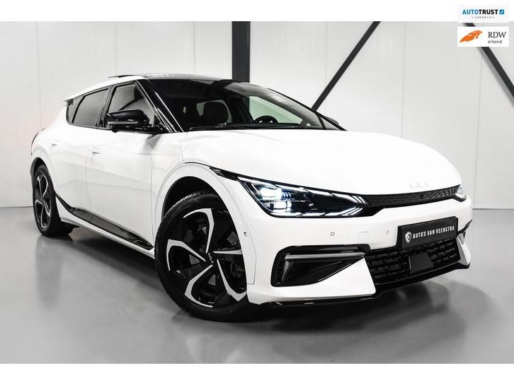 Kia EV6 GT-Line 77.4 kWh | PANO | FULL! | Stoel/Stuur Verwar, Auto's, Kia, Bedrijf, Te koop, EV6, 360° camera, ABS, Achteruitrijcamera