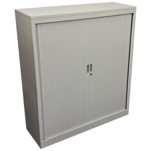 Roldeurkast Wit H138 x B120 x D43, Huis en Inrichting, Kasten | Roldeurkasten en Archiefkasten, Gebruikt, 100 tot 150 cm, 100 tot 150 cm