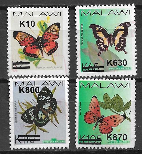Malawi 2024 Vlinder overdruk nwe waarde, Postzegels en Munten, Postzegels | Afrika, Gestempeld, Overige landen, Verzenden