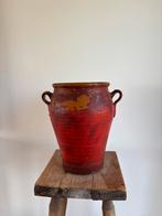 Antieke spaanse terracotta grespot kruik, Antiek en Kunst, Ophalen of Verzenden