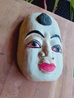 Indiaanse Tibetaans houten masker, Antiek en Kunst, Kunst | Niet-Westerse kunst, Ophalen of Verzenden