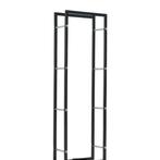 NIEUW Haardhoutrek 50x20x150 cm staal zwart Op=Op!, Minder dan 3 m³, Ophalen of Verzenden
