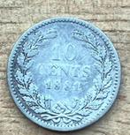 10 cent 1881 Willem III, Ophalen, Koning Willem III, Zilver, 10 cent