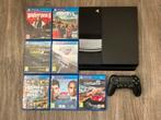 Playstation 4 met 7 spellen en controller, Spelcomputers en Games, Games | Sony PlayStation 4, Gebruikt, Overige genres, 1 speler