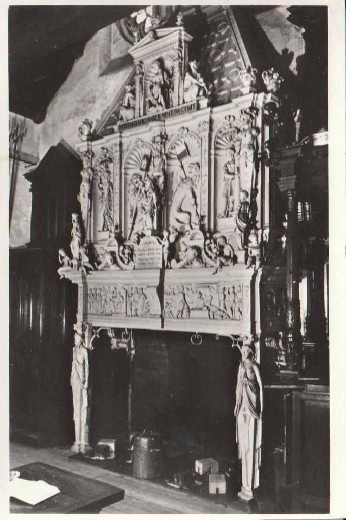 Kampen   Oude schouw in het Provinciehuis, Ophalen of Verzenden, 1920 tot 1940, Ongelopen, Overijssel