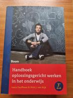 handboek oplossingsgericht werken in het onderwijs, Ophalen of Verzenden, Alpha, Zo goed als nieuw, HBO