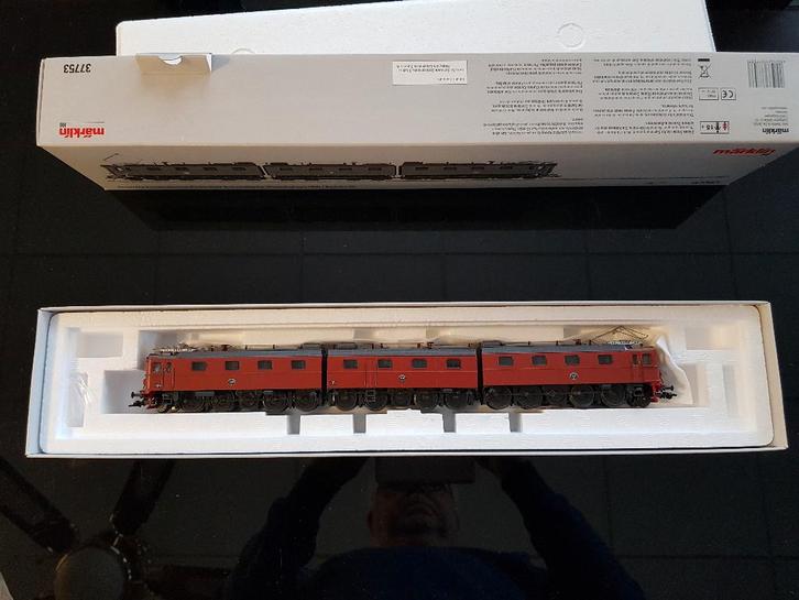 Märklin 37753 Zware elektrische locomotief Serie Dm3 van SJ, Hobby en Vrije tijd, Modeltreinen | H0, Nieuw, Locomotief, Wisselstroom