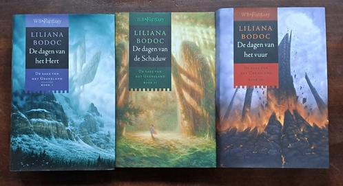 3 x Liliana Bodoc - De sage van het grensland - boek 1 t/m 3, Boeken, Fantasy, Gelezen, Ophalen of Verzenden