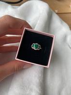 Pandora rose gold ring met groene stenen, Sieraden, Tassen en Uiterlijk, Ringen, Nieuw, Ophalen of Verzenden