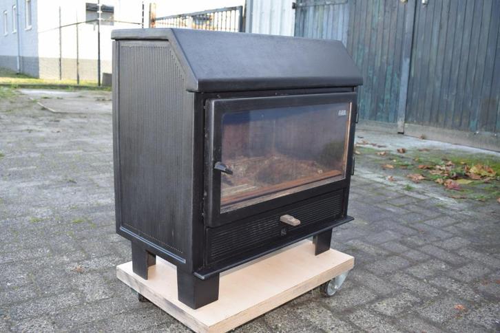 Houtkachel ( Flam ), Huis en Inrichting, Kachels, Gebruikt, Vrijstaand, Houtkachel, Hout, Ophalen