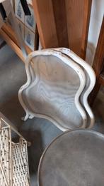 Vintage Haardscherm met Houten Frame, Ophalen of Verzenden, Gebruikt, Ovaal, Hout