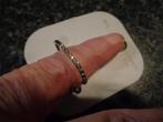 zilveren fine ring 925 met steentjes, Sieraden, Tassen en Uiterlijk, Nieuw, Ophalen of Verzenden, Dame, Zilver
