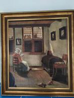 Pieter de Hooch "De Lezende Vrouw", prent, Antiek en Kunst, Ophalen of Verzenden