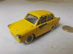 1964 Lion Car (Holland) DAF 600 VARIOMATIC (Geel), Hobby en Vrije tijd, Modelauto's | 1:43, Ophalen of Verzenden, Gebruikt, Auto