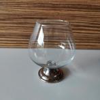 Cognacglas Schonenberg op zilveren voet, Ophalen of Verzenden, Zo goed als nieuw, Borrel- of Shotglas