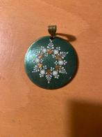 Eva Scherer medaillon Wien Austria, Overige materialen, Ophalen of Verzenden, Zo goed als nieuw, Bloem of Plant