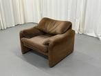 Cassina Maralunga fauteuil, Ophalen, Gebruikt, 75 tot 100 cm, Stof