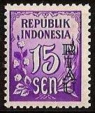 Indonesie RIAU 4 postfris 1954, Ophalen of Verzenden, Postfris, Zuidoost-Azië