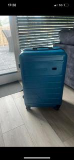 Human Nature blauwe ANWB koffer, Sieraden, Tassen en Uiterlijk, Koffers, Ophalen, Hard kunststof, 45 tot 55 cm, Zo goed als nieuw