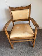 Antieke eikenhouten stoel, Antiek en Kunst, Antiek | Meubels | Stoelen en Banken, Ophalen