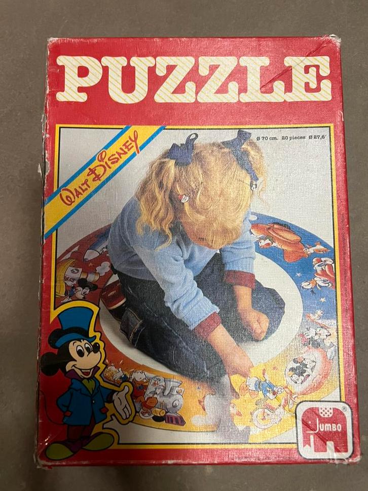 Gave vintage Disney puzzle, Kinderen en Baby's, Speelgoed | Kinderpuzzels, Gebruikt, 2 tot 4 jaar, 10 tot 50 stukjes, Ophalen of Verzenden