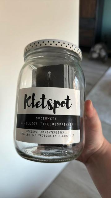 Kletspot beschikbaar voor biedingen
