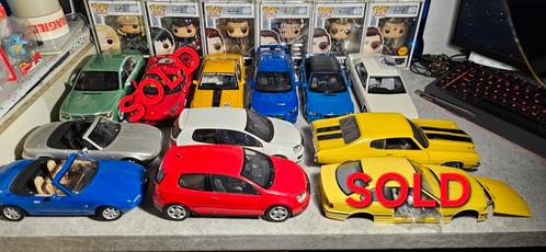 Partij 1:18 modellen AutoArt, ERTL, Kyosho, CSM, Norev, Hobby en Vrije tijd, Modelauto's | 1:18, Zo goed als nieuw, Auto, ERTL