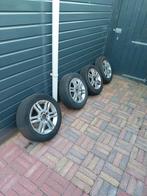 4 velgen met banden. Fiat Panda. Echt trillingvrij, Auto-onderdelen, Banden en Velgen, 14 inch, 155 mm, Ophalen of Verzenden, Band(en)