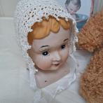 Hand gehaakt Katoen Poppen muts NIEUW, Antiek en Kunst, Ophalen of Verzenden