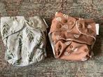 2x wasbare luier AIO Modern cloth nappies, Ophalen of Verzenden, Gebruikt, Overige typen