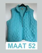Zomers dames gilet - bodywarmer - mouwloos vest - maat 52, Blauw, Ophalen of Verzenden, Zo goed als nieuw, Overige typen