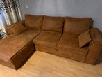 Comfortabele Slaapbank met Opbergruimte, Ophalen, Hoekbank, Driepersoons, 75 tot 100 cm