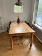 Wooden dinning table, Ophalen, Eikenhout, 50 tot 100 cm, Zo goed als nieuw
