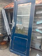 Houten openslaande deuren - Gratis af te halen, Doe-het-zelf en Verbouw, Deuren en Horren, Ophalen, Gebruikt, 80 tot 100 cm, Buitendeur