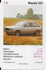 Kb17 autokaartje 1a mazda 323, Ophalen of Verzenden, Zo goed als nieuw, Auto's