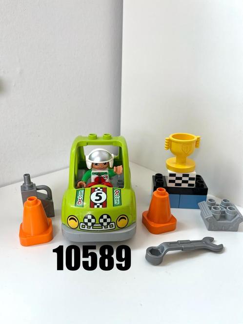 Lego Duplo  10589   -    Rally Auto, Kinderen en Baby's, Speelgoed | Duplo en Lego, Gebruikt, Duplo, Ophalen of Verzenden