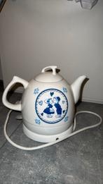 Waterkoker delfts blauw nieuw 0,8l wit keramiek, Witgoed en Apparatuur, Waterkokers, Ophalen of Verzenden, Nieuw