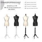 Paspoppen -Buste's Div. Maten met Witte/Zwarte 3 Poot Nieuw, Trouwjurk, Overige kleuren, Nieuw, Ophalen of Verzenden