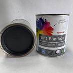 Toom 2 in 1 Lak Verf Binnen Buiten Extra Mat Zwart 750ml, Zwart, Toom, Nieuw, Toom