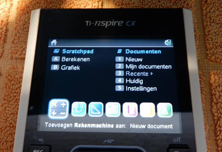 Texas instruments TI.Nspire CX. calculator., Diversen, Rekenmachines, Zo goed als nieuw, Grafische rekenmachine, Ophalen of Verzenden
