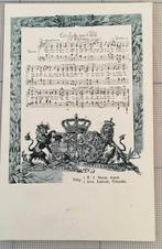 Prentbriefkaart: Een liedje voor het Volk.  1901., Ophalen of Verzenden, Voor 1920, Ongelopen, Overige thema's