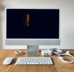 iMac 24 inch silver, M3 16gb, Computers en Software, Apple Desktops, Ophalen, SSD, IMac, Zo goed als nieuw