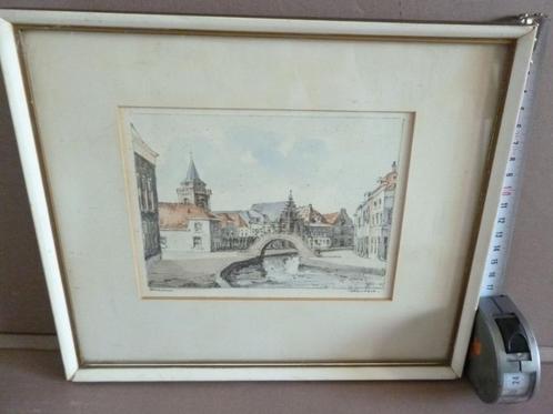ETS - LITHO of TEKENING o.i.d. BOB BROBBEL van Woerden, Antiek en Kunst, Kunst | Litho's en Zeefdrukken, Ophalen of Verzenden
