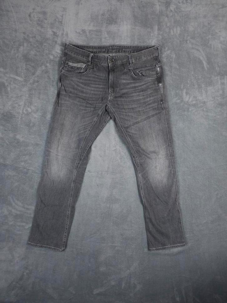 PME Legend Broek Commander 3.0 W38 L32 Relaxed Fit Grijs, Kleding | Heren, Spijkerbroeken en Jeans, Zo goed als nieuw, W36 - W38 (confectie 52/54)