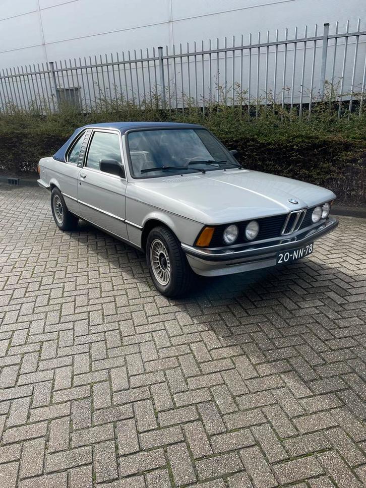 BMW BAUR E21 CABRIO, oldtimer, Auto's, Oldtimers, Particulier, Benzine, Cabriolet, Origineel Nederlands, Zilver of Grijs, Achterwielaandrijving