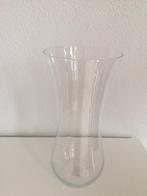 Glazen Vaas - Elegant Design, Huis en Inrichting, Woonaccessoires | Vazen, 50 tot 75 cm, Wit, Ophalen of Verzenden, Glas