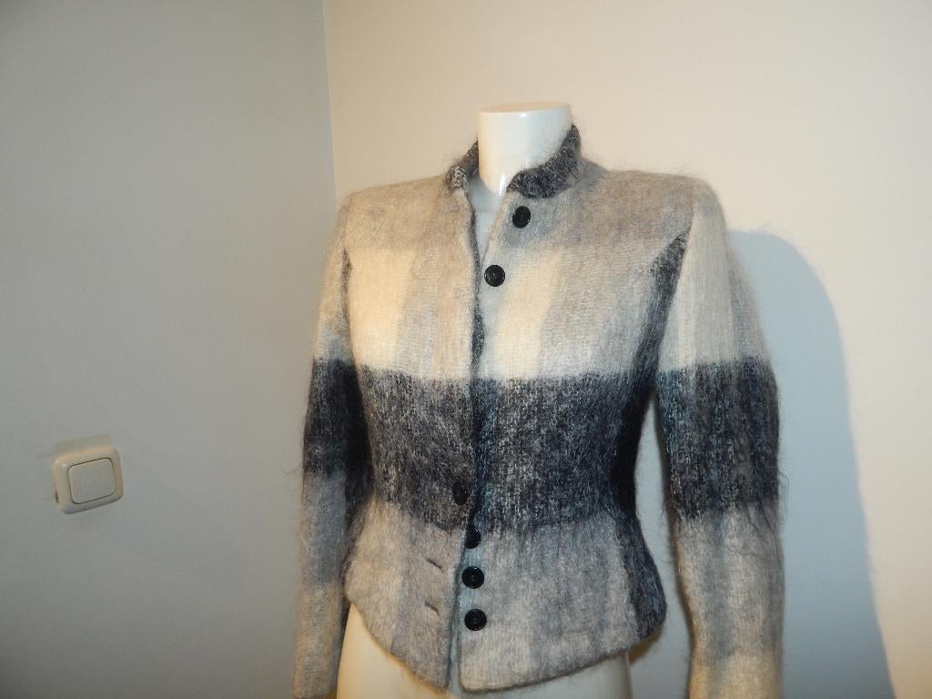 Pauw Amsterdam zacht wollig jasje grote ruiten mohair 1, Kleding | Dames, Jasjes, Kostuums en Pakken, Overige kleuren, Verzenden